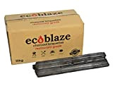 EcoBlaze - Bricchette al carbone di legna per barbecue e grigliate, per ristoranti (bricchette al carbone, 10 kg)
