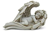 Elegante angelo come statuetta decorativa per interni ed esterni – figurina angelo custode 15 cm – decorazione angioletto con ali ...