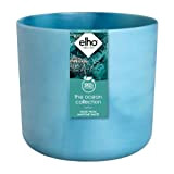 Elho The ocean collection round 22cm - Vaso da fiori per interni - Vasi per piante realizzati con rifiuti marini ...