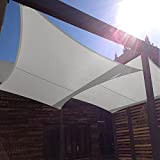 EMMORLA Tende da Sole per Esterno Impermeabile 4×6 m Vela Ombreggiante Rettangolare Tenda da Vela Parasol Protezione UV Tenda a ...