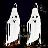 ENAIAH 2 Pezzi Manica a Vento Fantasma di Halloween, Bandiera Manica a Vento Fantasma Halloween Decorazioni ​Horror Fantasma Addobbi Halloween ...