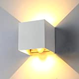 ENCOFT 12W Applique da Parete Esterno Interno con Sensore di Movimento Crepuscolare LED, Lampada da Parete a Luce Bianco Caldo ...