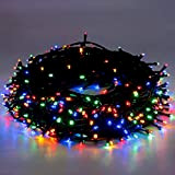 EPESL luci natalizie 25m 220 leds con 8 modalità end to end estensibile catene luminose esterni ed interni decorazione per ...