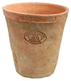 Esschert AT03 - Vaso da Fiori Rotondo, in Terracotta, Effetto Usato