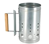 Esschert Design Accenditore per barbecue a carbone, starter in ferro per barbecue, mattonelle, camino, forno, in metallo rapido