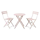 Estosa - Set Da Giardino Teresa Tavolino + 2 Sedie In Alluminio, Disponibile In Diversi Colori, Robusti E Resistenti Facilmente ...