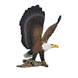F Fityle Realsitico Animale Uccello Figure Statua Ornamento Miniatura Decorativo Plastica PVC, Aquila 1