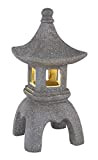 Faretto a LED per esterno solare lampada da giardino Asia lampada pagoda statua terrazza faretto Globo 33567
