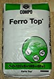 Ferro Top® Concime per tappeti erbosi e piante acidofile ad effetto rinverdente, antimuschio e acidificante SACCO DA 25 KG