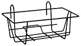 Fioriera 2000 rettangolare Fissa in ferro Nero da terrazzo balcone 30x60x51 cm EV