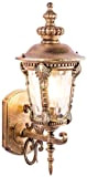 FJGHLBX Lampada da parete, lampada da parete per esterni, stile vintage, impermeabile, antica, da parete, per esterni, portico