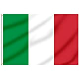 FLAGBURG Bandiera Italia 240x150 cm, Bandiera Italiana, Bandiera Grande, Doble Cuciture, Occhielli in Ottone, Durevole Bandiera Nazionale, per la Decorazione ...