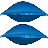 Fofetbfo Confezione da 2 cuscini blu per piscina da 10 m per piscina fuori terra, cuscino per cuscino d'aria con ...