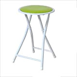 Folding chair Sedia - Sgabello Pieghevole, Sgabello per la casa, Sgabello da Bar in Metallo per Interni/Moderno Tavolo da Pranzo ...