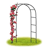 Forever Speed Arco per Rose Rampicanti , Decorazione Giardino, Garden Pergolas Metallo Arco Sostegno per Piante Rampicanti 240 x 140 ...