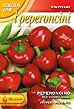 Franchi Sementi di Italia Peperoncino Piccolo Rosso Ciliegia Piccante Calabrese Semi