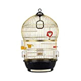 Gabbie per Uccelli Gabbia per pappagalli di Grandi Dimensioni Esterno Deluxe per Uccelli in Acciaio Inossidabile Gabbia per Uccelli di ...