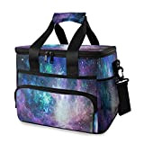 Galaxy in Space Cooler Bag - Cestino da picnic isolato da 15 l a tenuta stagna, portatile con manico a ...