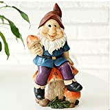Garden Gnome Nani figure ornamenti decorativi in ??miniatura in resina regali di compleanno per gli articoli per la casa i ...