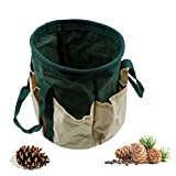 Garden Tool Bag Borsa da giardino Giardinaggio Attrezzi - con Multi-Tasche Laterali Durevole panno Oxford impermeabile, 6 tasche possono contenere ...