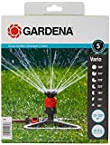 Gardena Irrigatore circolare Comfort Vario: Nebulizzatore per irrigazione uniforme, per superfici sino a 225 m², stabile base in plastica (1948-20)