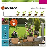Gardena Natureup! Start Verticale con Irrigazione: Parete di Sostegno per Piante per Il Rinverdimento di Balcone/Terrazzo/Cortile, Kit per 15 Piante, ...