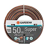 Gardena Premium Superflex 13 Mm (1/2 Pollice), 50 M: Tubo da Giardino con Profilo di Presa di Forza, Pressione di ...