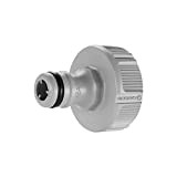 Gardena Presa per rubinetti 33,3 mm (G 1 pollice): Adattatore per il collegamento di un tubo flessibile, tecnologia antisplash, resistente ...
