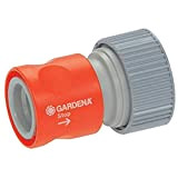 Gardena Raccordo Profi-System con acquastop: Raccordo per tubo da collegare all'estremità del tubo, adatto a tubi da 19 mm (3/4 ...