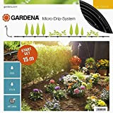 Gardena Start Set File di Piantine S: Sistema di Irrigazione da Giardino Micro-Drip per Irrigazione Delicata e a Risparmio Idrico ...