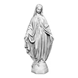 gartendekoparadies.de Statua di pietra massiccia statua sacra Madonna Maria Madonna Madonna Maria Madte di Dio in Grèccia, Resistente al gelo