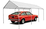 Gazebo con struttura acciaio e tenda polietilene per copertura auto