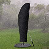 GEMITTO Copertura Protettiva per ombrellone (Diametro 2-4 m), Copertura per ombrellone da Giardino Impermeabile, Copertura per ombrellone con Cerniera Impermeabile