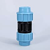 Generico 20/25/32mm PE Pipe Quick Connector Elbow Reducing Water Pipe Joint Plastic Fittings IBC Tank Connector (Colore : 20mm)
