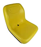 Gorilla - Sedile del conducente in PVC, giallo, adatto per tosaerba John Deere Gator Castel Garden