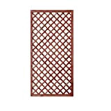 GrecoShop Griglia/Steccato/Pannello grigliato in Legno trattato per Giardino e terrazzo 180x90cm