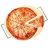 Grill Mania Pietra Refrattaria per Pizza da Forno | Cuoci Pizza Rotonda in Cordierite | Ø 33 Cm | Per ...
