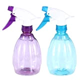 Hakka, confezione da 2 flaconi spray vuoti in plastica, riutilizzabili per oli essenziali, soluzioni per capelli e detergenti, aromaterapia, piante ...