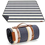 HappyPicnic Coperta da picnic extra large, 200 x 150 cm, pratico tappetino con retro impermeabile, coperta portatile da prato o ...