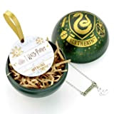 HARRY POTTER Slytherin Bauble Ufficiale con Collana House