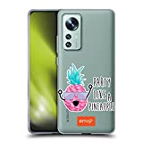 Head Case Designs Licenza Ufficiale Emoji® Festa Cactus E Ananas Cover in Morbido Gel Compatibile con Xiaomi 12 PRO