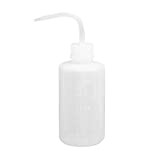 HEALIFTY - 250 ml Bottiglietta di plastica trasparente con beccuccio ad angolo, spremibile, dosatore per sapone e altri prodotti liquidi, ...