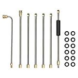High Pressure Washer Machine Pressure Washer Wand Extension Replacement Lance Power Washer Lance 1/4 Quick Connect 4000 Psi 7.8-Feet 9.1-Feet ...