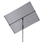 Hoberg Ombrellone rettangolare | inclinabile e girevole a 360° | parasole, protezione UV 50 [ca. 130 x 180 cm]