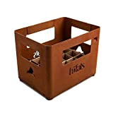 höfats - Braciere Beer Box – Contenitore per bevande, braciere, barbecue, apribottiglie e sgabello in un unico – per giardino ...