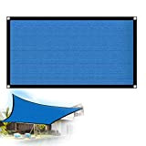 Holzsammlung Tenda a Vela Respirante Rettangolare Rete Ombreggiante, 2x4m Vela Ombreggiante Protezione Raggi UV per Esterno Giardino terrazza, Tenda per ...