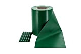 ILESTO Rotolo Frangivista & Frangivento in PVC per Recinzione da Giardino a Doppia Barra | Colore: Verde | Lunghezza: 35m ...