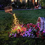 Innaffiatoio solare luci decorazioni da giardino - sculture impermeabili in rame all'aperto ornamento stella led fata arte lampada decorativa da ...