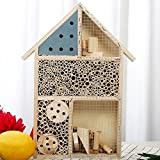 Insetto di Legno Naturale Casa Dell'hotel Ape House Hive Habitat per Ladybugs Laclinali Lacewings Butterfly House