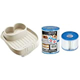 Intex Whirlpool portabicchieri accessori di plastica per SPA Pure, beige, cartuccia filtrante 26 x 22 x 18 cm per vasche ...